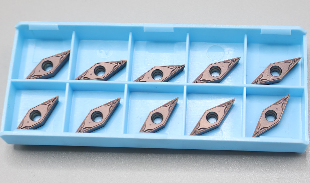 Karbiddrehinsätze Rhombic 35° Beschichtung Drehmaschine Karbidinsätze für die Verarbeitung auf Stainl VBMT110302