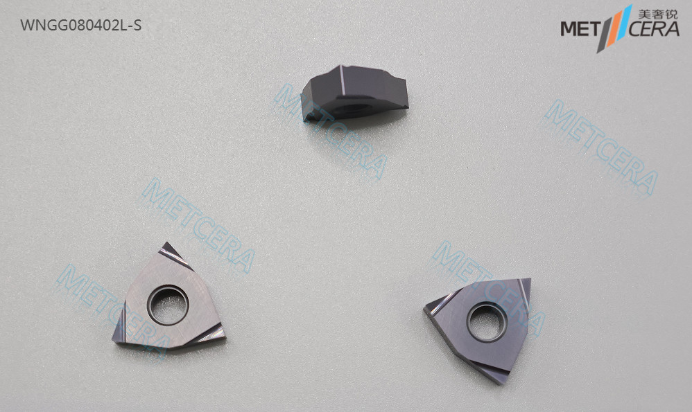 WNGG0804 Carbide Insert CNC Carbide Drehwerkzeug Stahlverarbeitung Außendrehen Linksschneiden Erdungsinsertiert