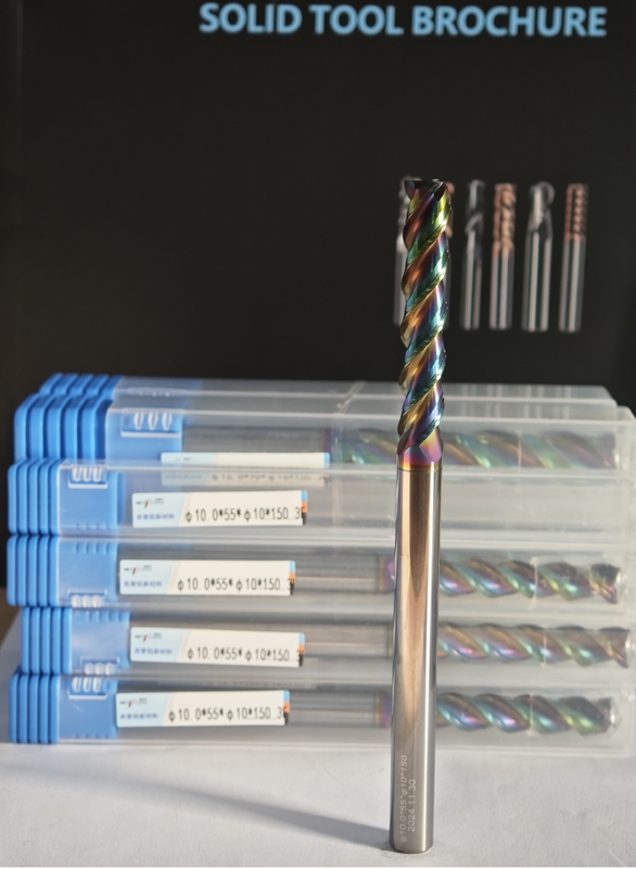 MAE PLUS Φ10x55x10Dx150mm Super-Lange-Längen-Karbid-Mühle für die Bearbeitung von Nichteisenmetallen