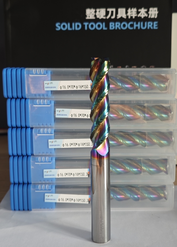 MAE PLUS Long Flute Carbide Mill für die Verarbeitung von Nichteisenmetallen Aluminium und Kupfer 16 mm φ16.0 x 70 x φ16 x 150 mm