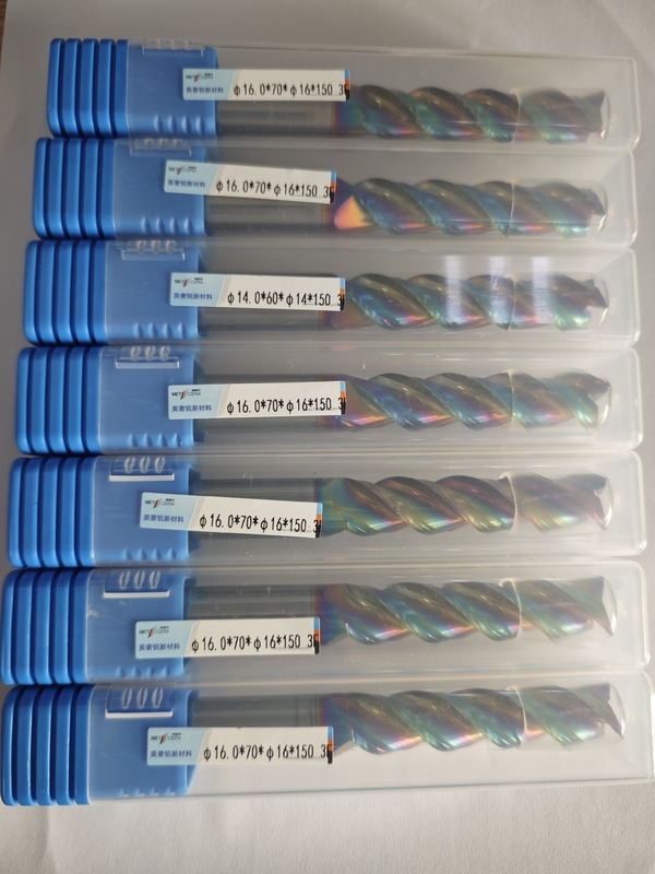 MAE PLUS Long Flute Carbide Mill für die Verarbeitung von Nichteisenmetallen Aluminium und Kupfer 16 mm φ16.0 x 70 x φ16 x 150 mm