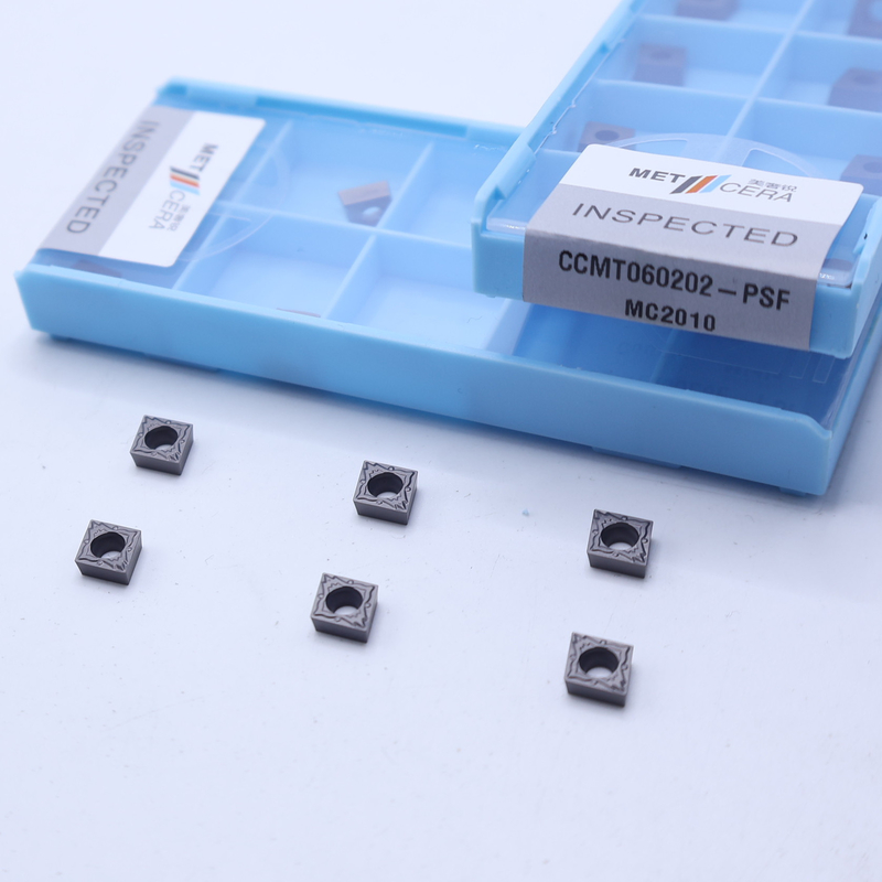 CCMT060202 CNC-Drehmaschine, indexfähige Cermet-Drehvorrichtung für die Veredelung von Stahl und anderen Metallen
