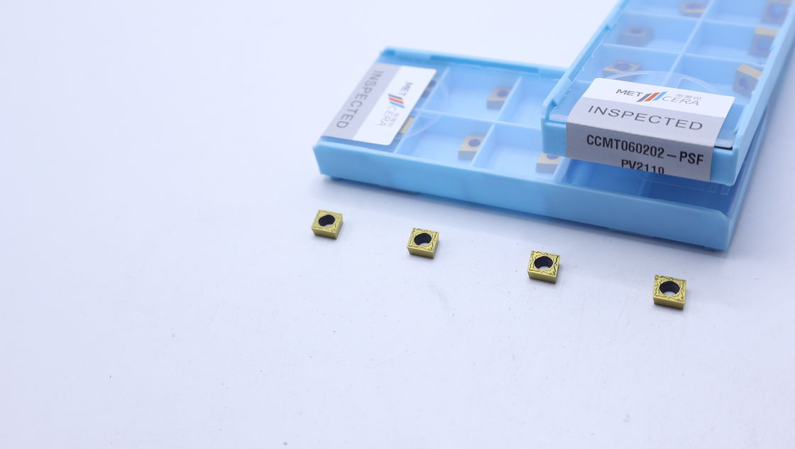 CCMT060202 CNC-Drehmaschine, indexfähige Cermet-Drehvorrichtung für die Veredelung von Stahl und anderen Metallen