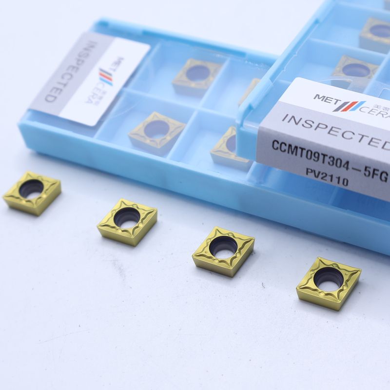 CNC-Drehinstallationen mit hohem Widerstand CCMT06-5FG CCMT09-5FG Außen- und Innendrehinstallationen