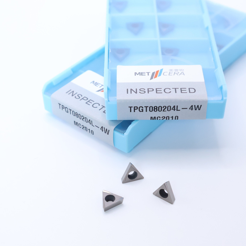 TPGT06 TPGT08 TPGT09 TPGT10 TPGT11 Cermet CNC-Drehvorrichtungen mit nicht beschichtetem 4W-Chipbreaker