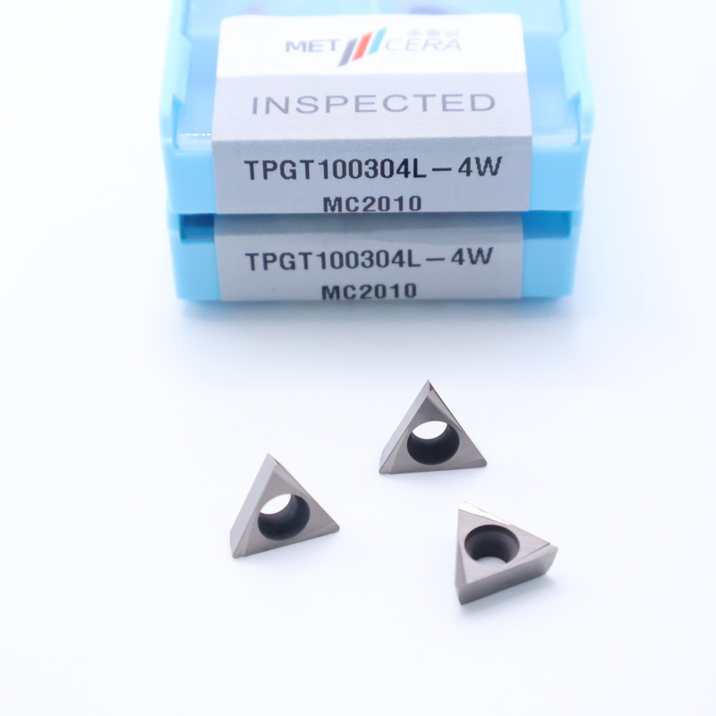 TPGT06 TPGT08 TPGT09 TPGT10 TPGT11 Cermet CNC-Drehvorrichtungen mit nicht beschichtetem 4W-Chipbreaker