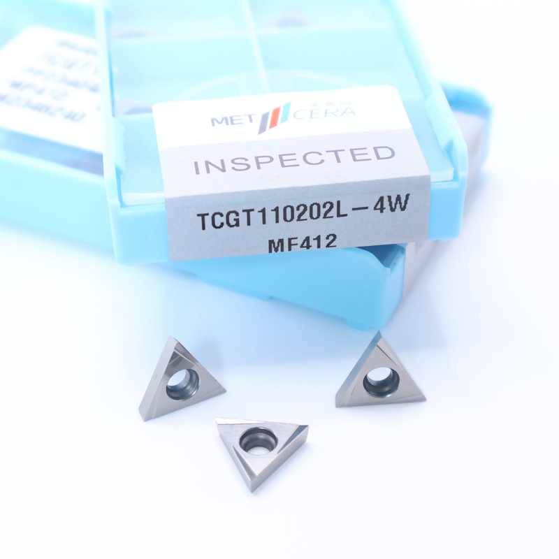 TCGT11-Karbid-Drehungsinserte in 4W-Chipschneider für externe und interne Drehung