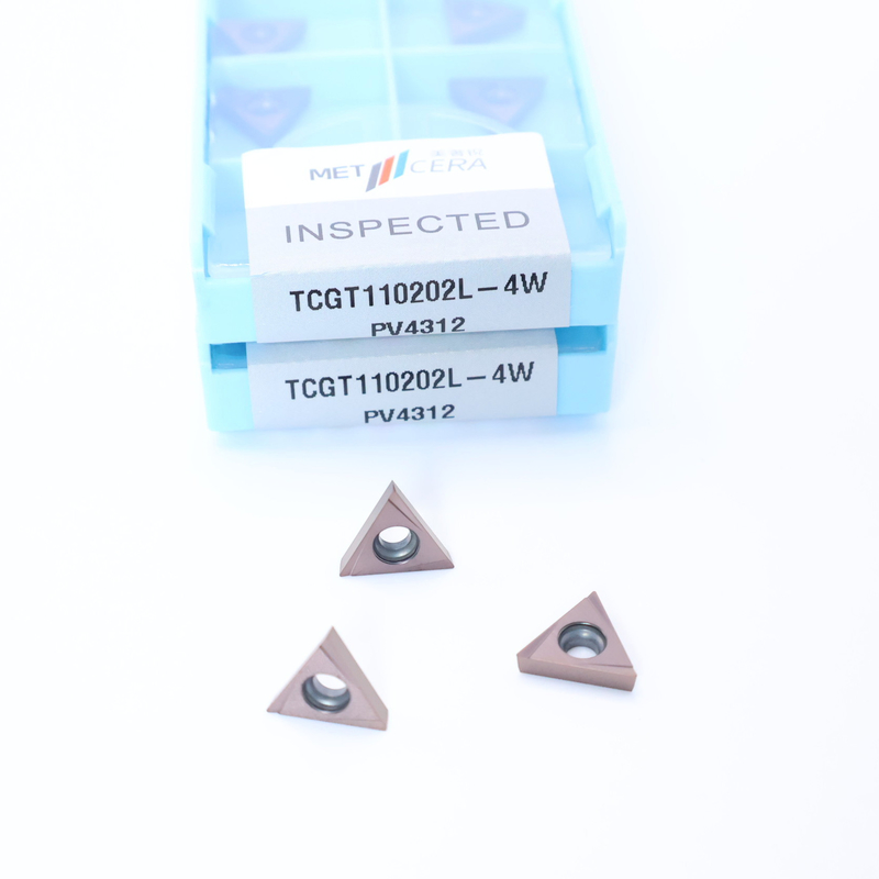 TCGT11-Karbid-Drehungsinserte in 4W-Chipschneider für externe und interne Drehung