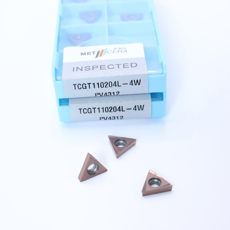 TCGT11-Karbid-Drehungsinserte in 4W-Chipschneider für externe und interne Drehung