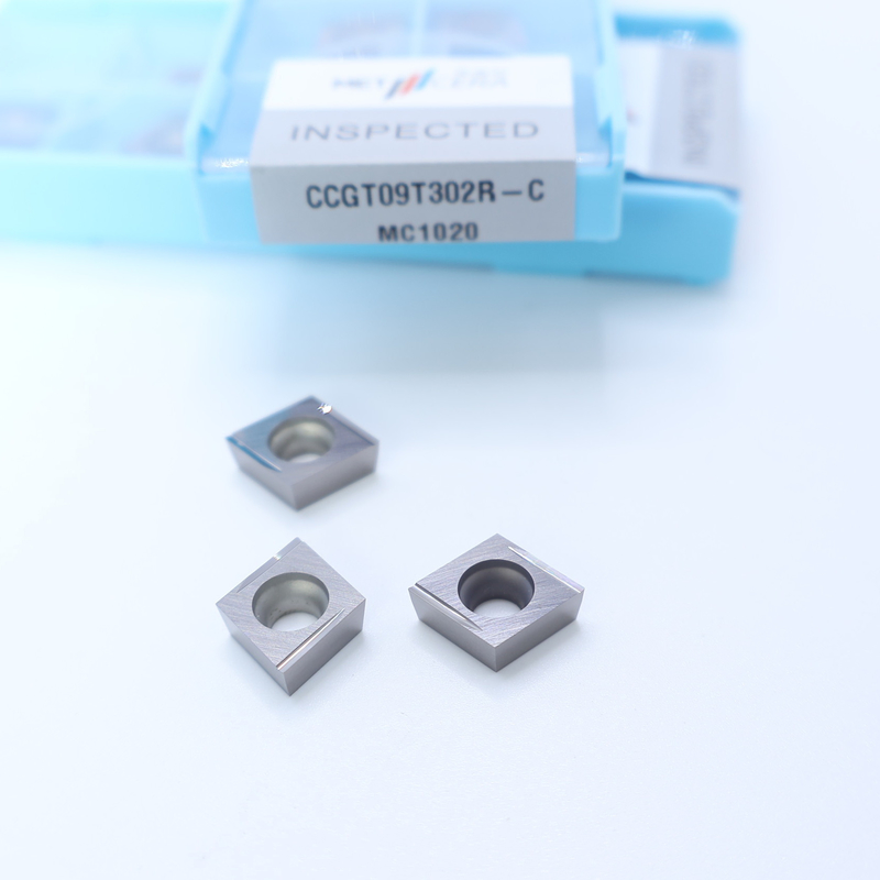 Werkstück aus Kohlenstoffstahl CCGT06 CCG09 Cermet-Werkstücke mit Fertigung und C-Finierung für CNC-Bearbeitung