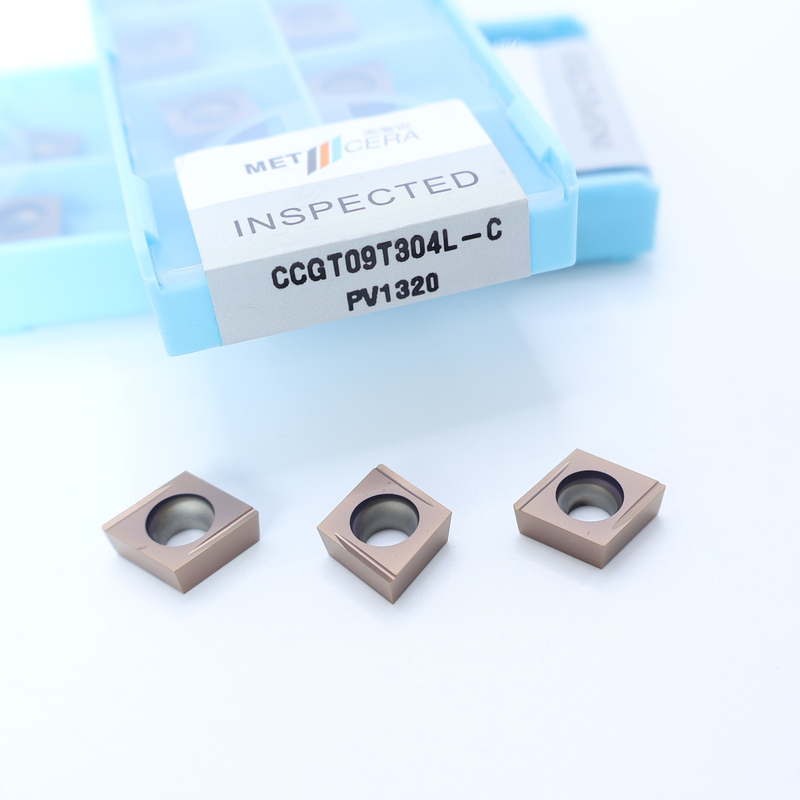 Werkstück aus Kohlenstoffstahl CCGT06 CCG09 Cermet-Werkstücke mit Fertigung und C-Finierung für CNC-Bearbeitung