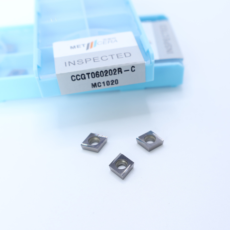Werkstück aus Kohlenstoffstahl CCGT06 CCG09 Cermet-Werkstücke mit Fertigung und C-Finierung für CNC-Bearbeitung