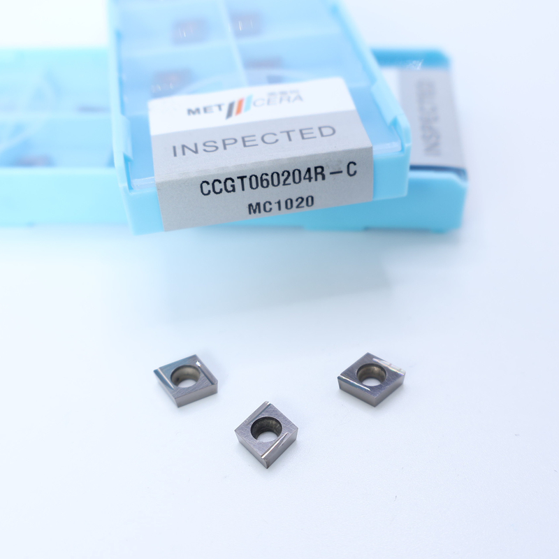 Werkstück aus Kohlenstoffstahl CCGT06 CCG09 Cermet-Werkstücke mit Fertigung und C-Finierung für CNC-Bearbeitung