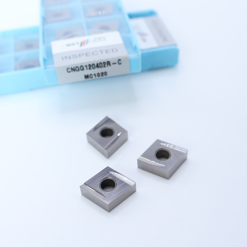 CNGG12-Cermet-Werkstücke mit nicht beschichteter Beschichtung und C-Finish-Chipschneider