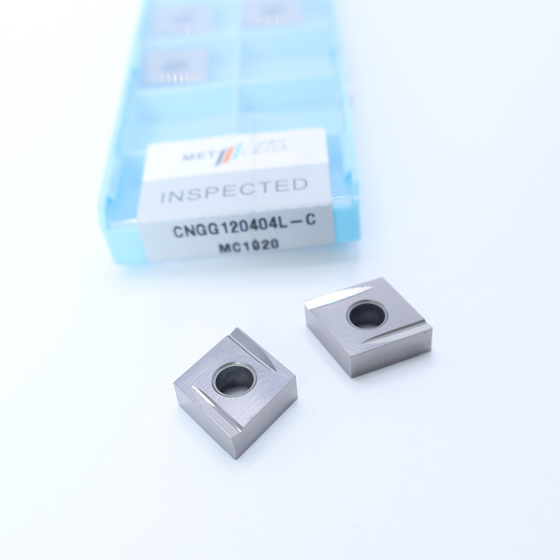 CNGG12-Cermet-Werkstücke mit nicht beschichteter Beschichtung und C-Finish-Chipschneider