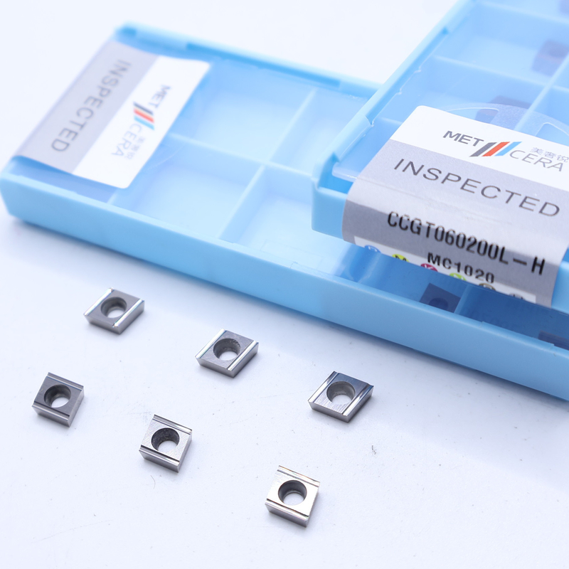 CCGT06 CCGT09 Cermet CNC Dreh-Einsätze für P-Materialien, End-Einsätze mit H-Chipschneider