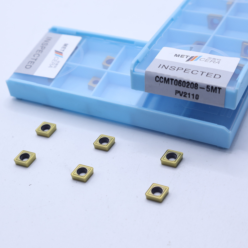 CCMT06 CCMT09 Positive CNC-Drehinsätze mit 5MT Halbfertigsplittern, Cermet-Drehinsatz
