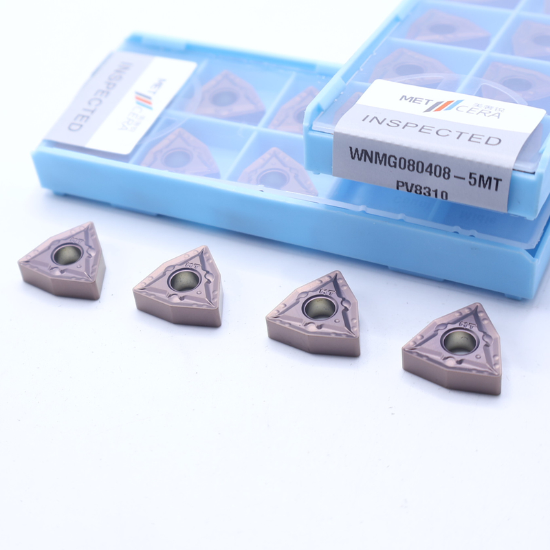 WNMG08 Negativkarbid-Drehinsatz mit 5 MT Spaltmaschine für Stahl, Legierstahl, Edelstahl