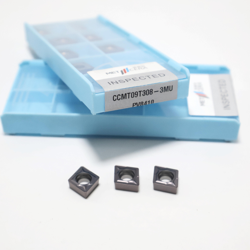 CCMT0602 CCMT09T3 CCMT1204 Karbid-Werkzeug-Einsätze für Stahl, Edelstahl, PVD-beschichtete Einsätze in 3MU-Chipbreaker