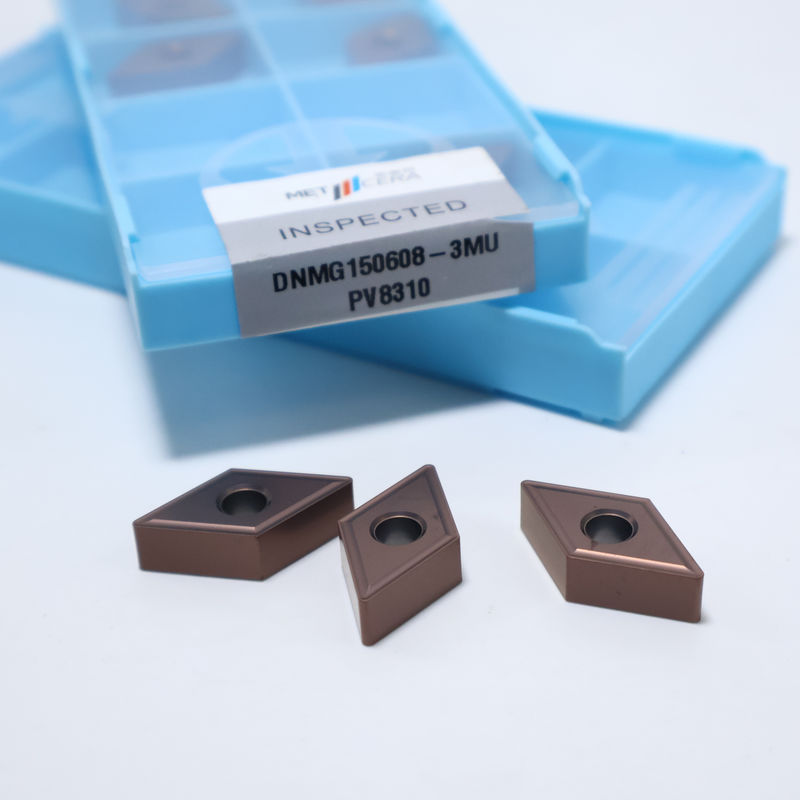 DNMG150604 DNMG150608, 55° Rhombic-Carbide-Drehinterstellungen für Stahl, Edelstahl im 3MU-Chipbreaker