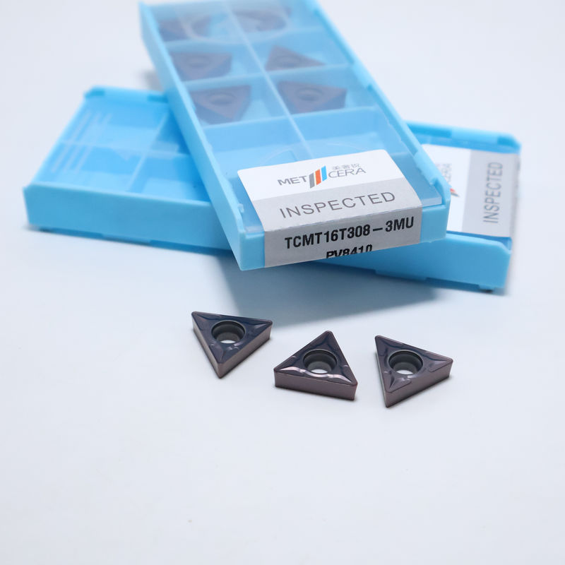 TCMT0902 TCMT1102 TCMT16T3 60° Dreieck-Hartmetall-Drehplatten für Stahl und Edelstahl mit 3MU Spanbrecher