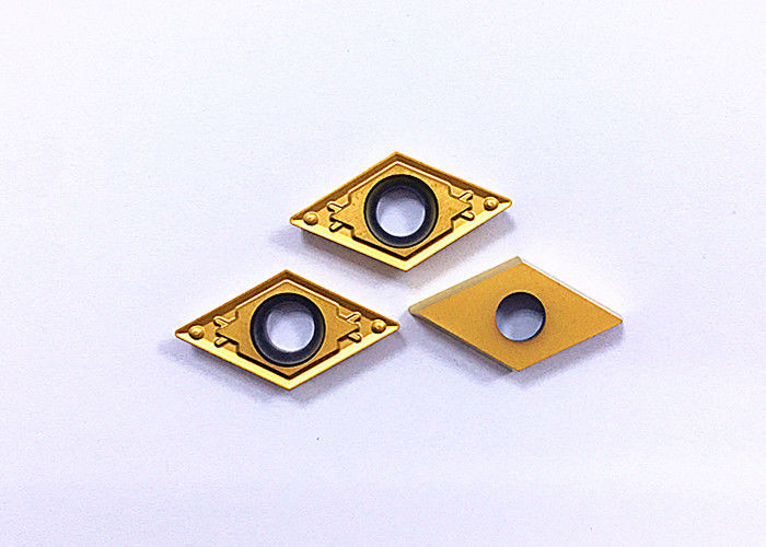 PVD-Beschichtung Goldfarbe Außendreh-Einsatzwerkzeuge für Drehmaschine DCMT11T304-HQ