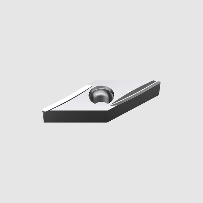40HRC PVD beschichtete Einlagen, Silberfarbe Hard Turning Einlagen VBGT160404R